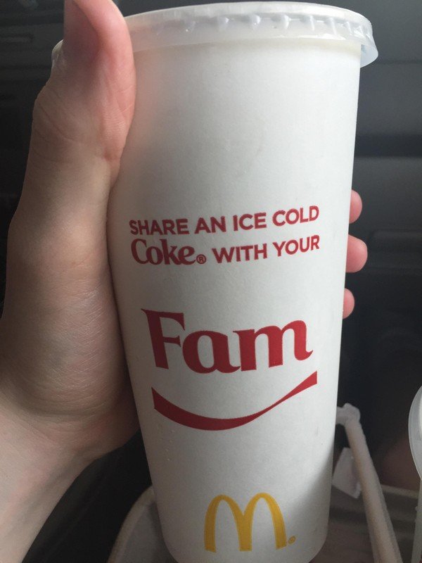 fam coke - An Ice Cold Coke. With Your Fam