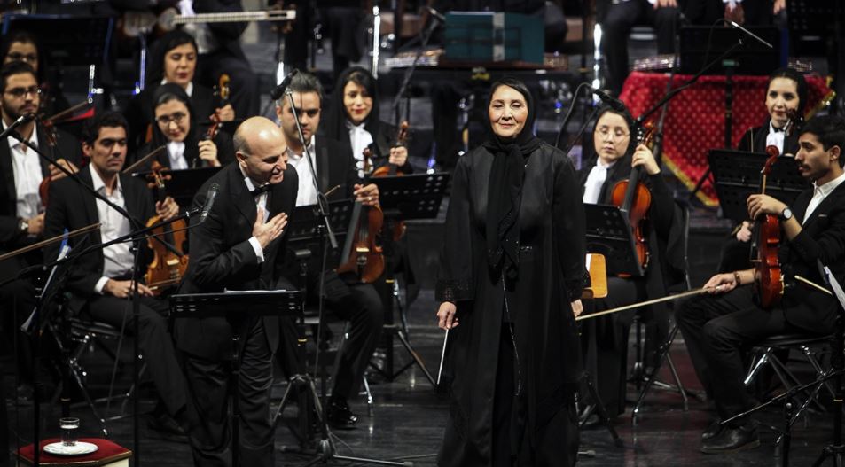 Iran’s only female conductor, Nozhat Amiri, was finally allowed to take the stage after 10 years.
