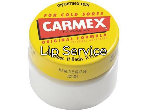 Lip balm makes your lips dependent on lip balm. Just seems the more you use it the more you need to use it. Not sure if that’s an actual conspiracy but that’s the best I can come up with on a shitty Monday morning.