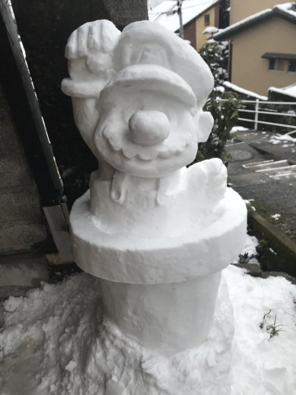 30 Cool Japanese snowmen