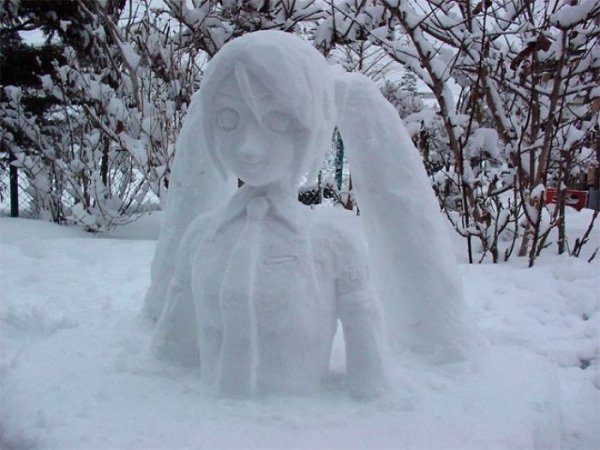 30 Cool Japanese snowmen