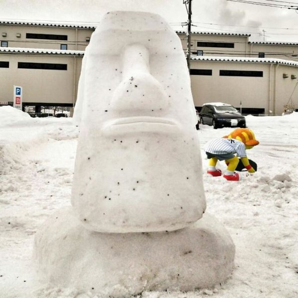 30 Cool Japanese snowmen