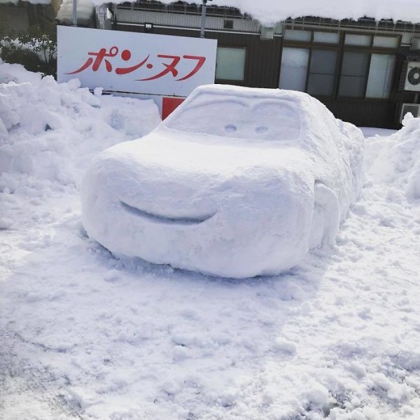 30 Cool Japanese snowmen