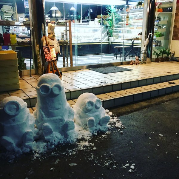 30 Cool Japanese snowmen