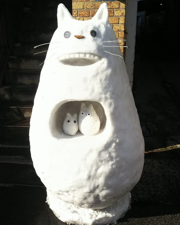 30 Cool Japanese snowmen