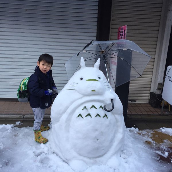 30 Cool Japanese snowmen