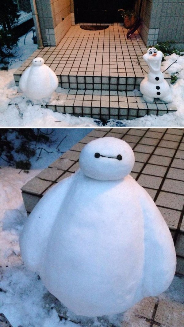 30 Cool Japanese snowmen