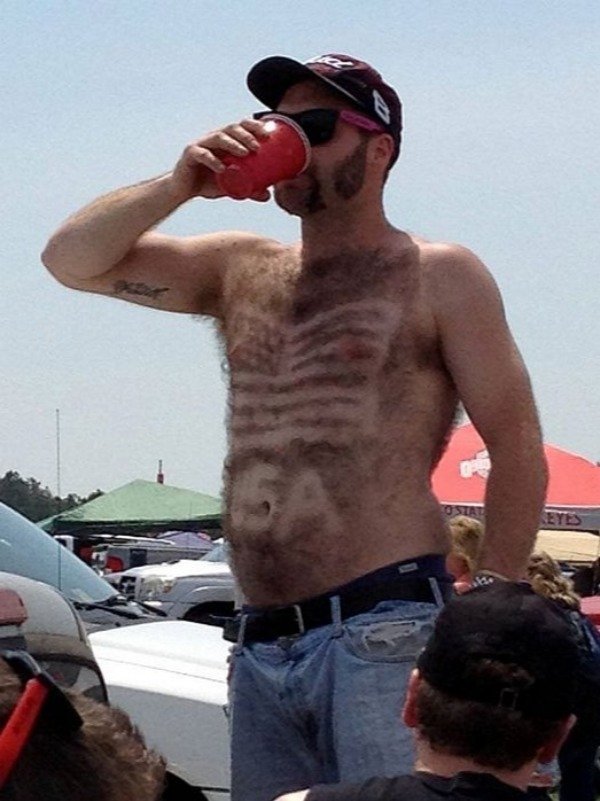 hairy man 4th of july