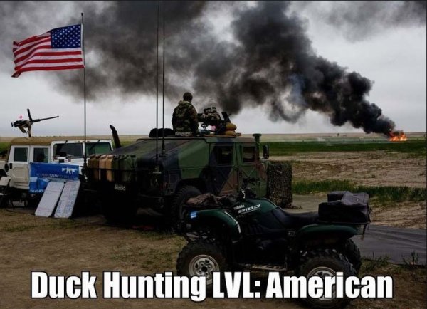 america merica memes - Duck Hunting Lvl American