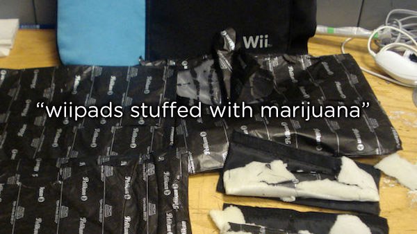 marijuana inside the old wii pad smuggling - Wii "wiipads stuffed with marijuana" Slika This dian Similan Pilan