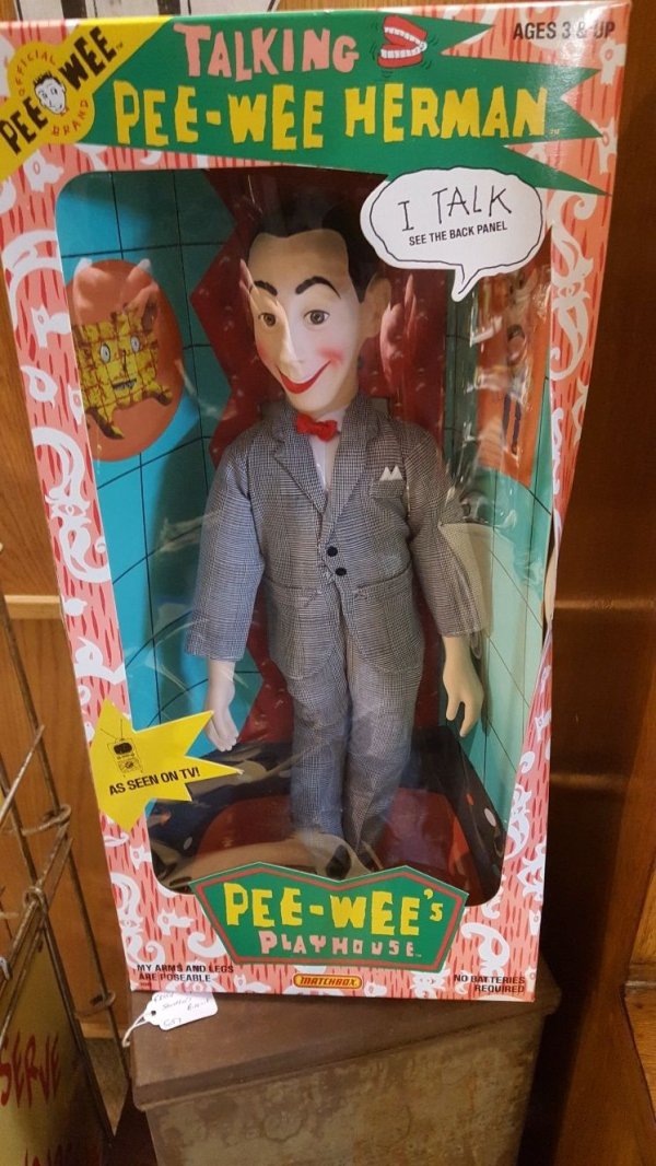 doll - Ages 3 & Up Talking Pela PeeWee Herman I Talk See The Back Panel As Seen On Tvi PeeWees Ee'S Play House My Arms And Cids Are Doreable B Matenna No Eteries Required