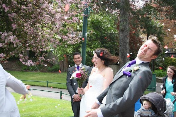 24 cases where a wedding photographer captured something unexpected