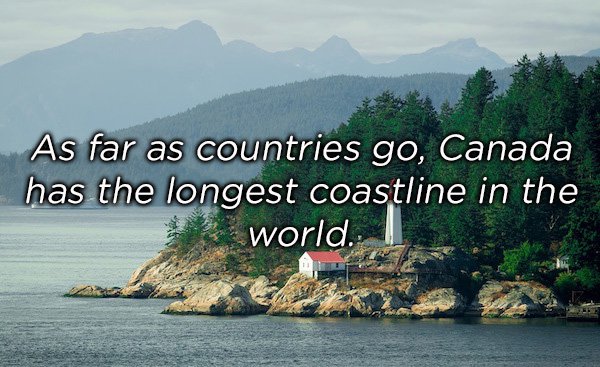 vancouver island canada - As far as countries go, Canada has the longest coastline in the world.
