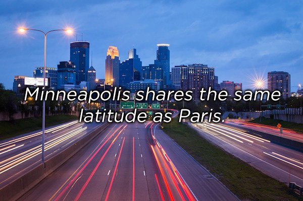 urban minneapolis - Minneapolis the same "latitude as Paris.