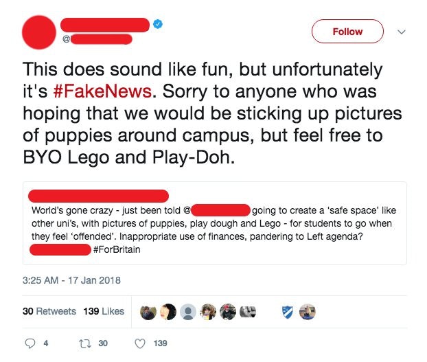 web page - This does sound fun, but unfortunately it's . Sorry to anyone who was hoping that we would be sticking up pictures of puppies around campus, but feel free to Byo Lego and PlayDoh. World's gone crazy just been told @ going to create a safe space