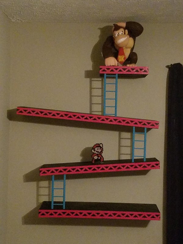 cool product gaming room shelving