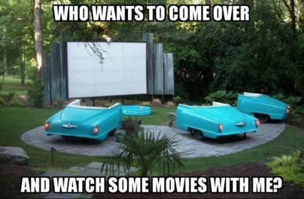 cool product backyard drive in outdoor movie theater - Who Wants To Come Over And Watch Some Movies With Me?