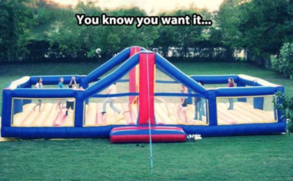 cool product inflatable volleyball court - You know you want it...