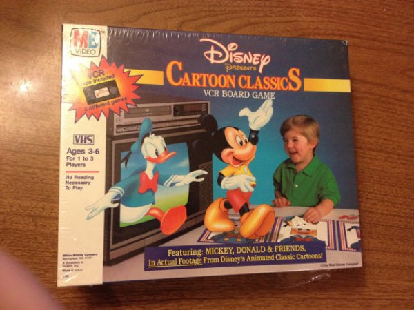 Cartoon Classics VCR Board Game: $85