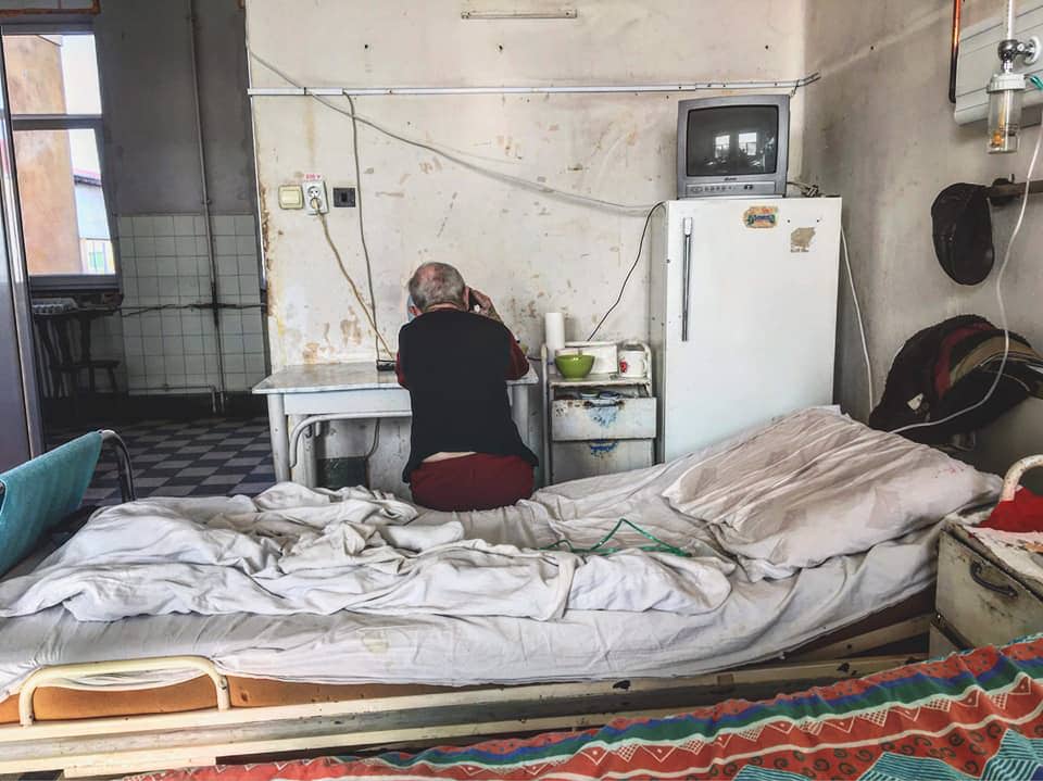 Hospital room in Romania , 2018