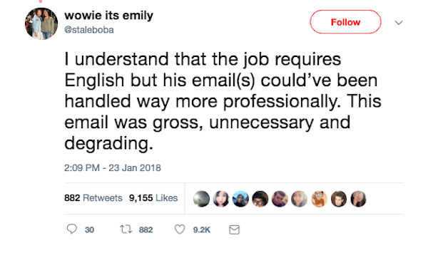 The Internet Gets Revenge On An Asshole Hiring Manager