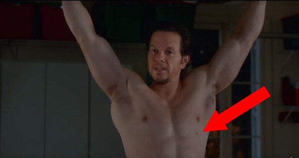 Mark Wahlberg has a third nipple.