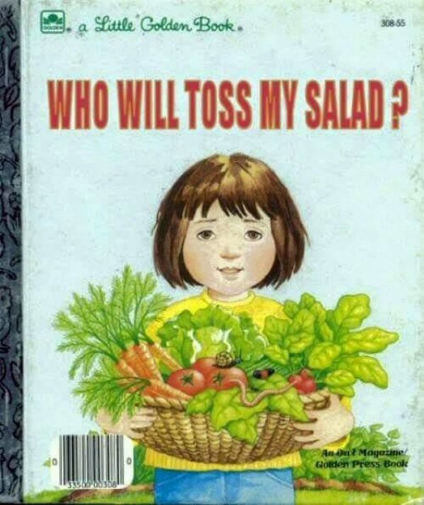 will toss my salad children's book - 3. a Little Golden Book. 308 55 Who Will Toss My Salad ? Ant Magazine Golden Press Book