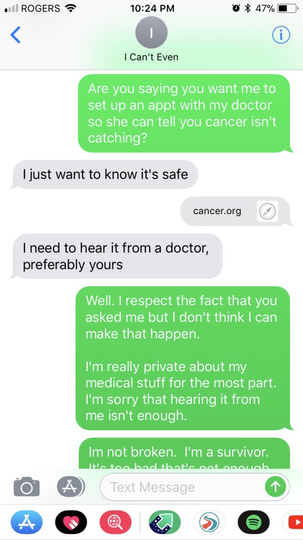 Dude Cockblocks Himself Because He Thinks Cancer is Contagious
