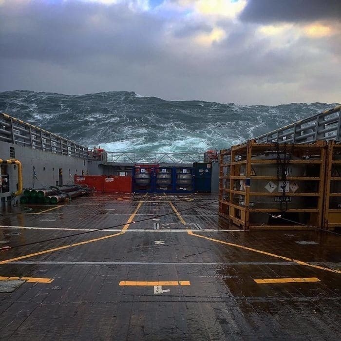 cool pic extreme waves north sea - A