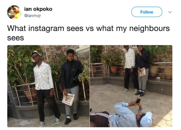 presentation - ian okpoko What instagram sees vs what my neighbours sees