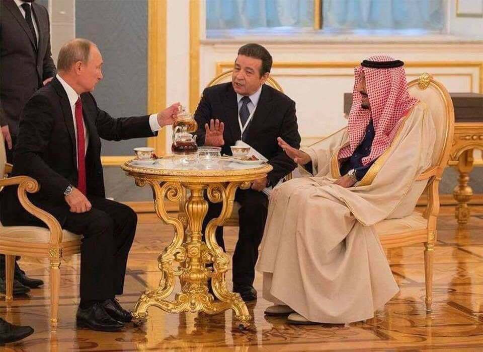 When Putin offers some tea