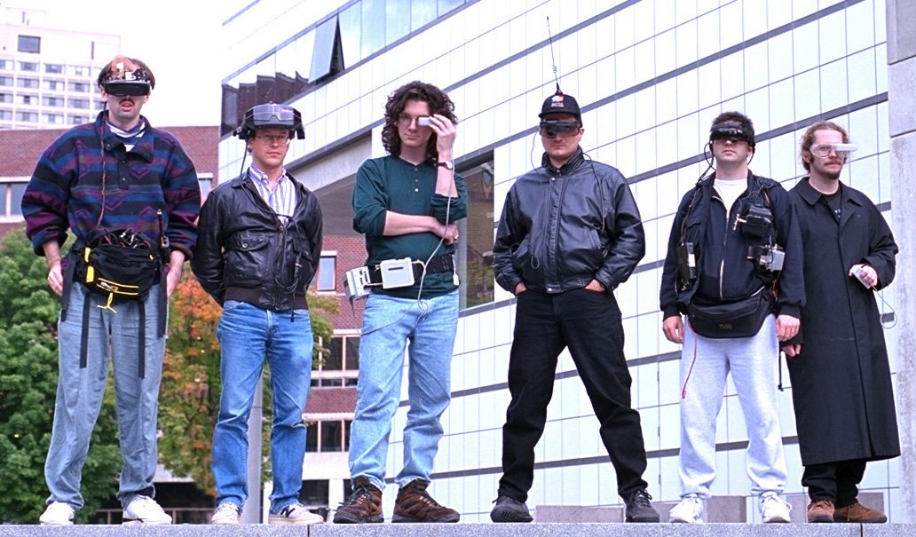 MIT Wearable Computing Project members in the 1990s