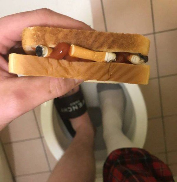 wtf cigarette sandwich