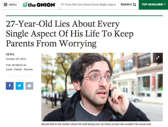 12 relatable articles from the onion