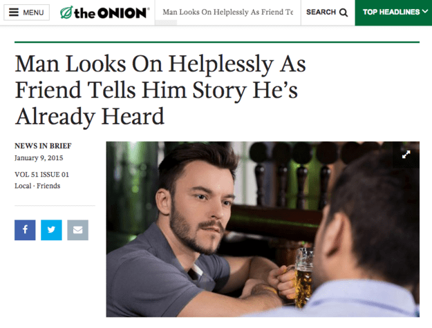 12 relatable articles from the onion