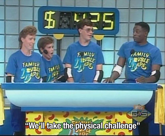 double dare team - $ 125 Emily Family Wele Vlars Family Ubd Are Gas "We'll take the physical challenge"