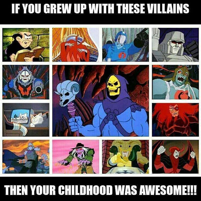 funny 80s cartoon quotes - If You Grew Up With These Villains Then Your Childhood Was Awesome!!!