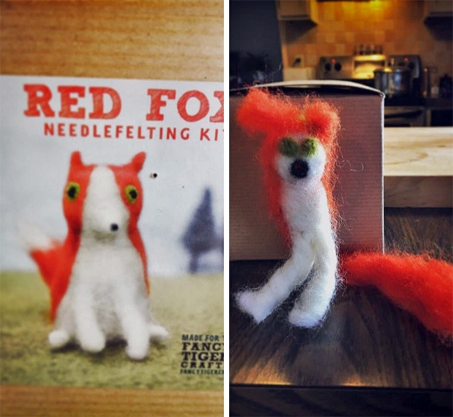 Reality - Red Fo Needlefelting Ki Made For Tanc Tige