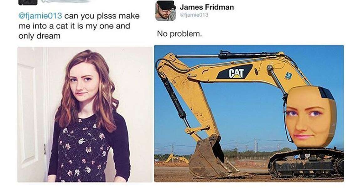 james fridman cat - La James Fridman can you plsss make me into a cat it is my one and only dream No problem.
