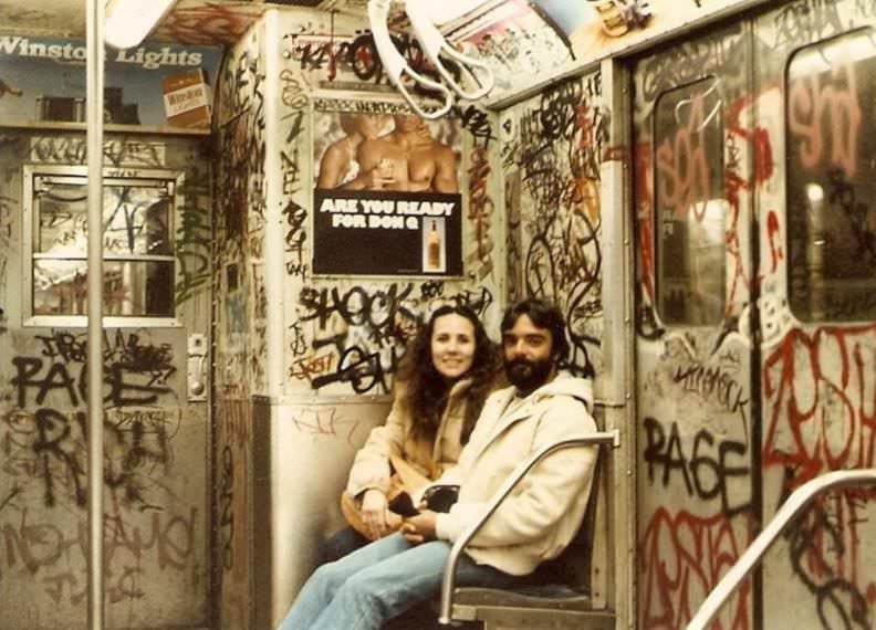 Subway 1980, NYC.