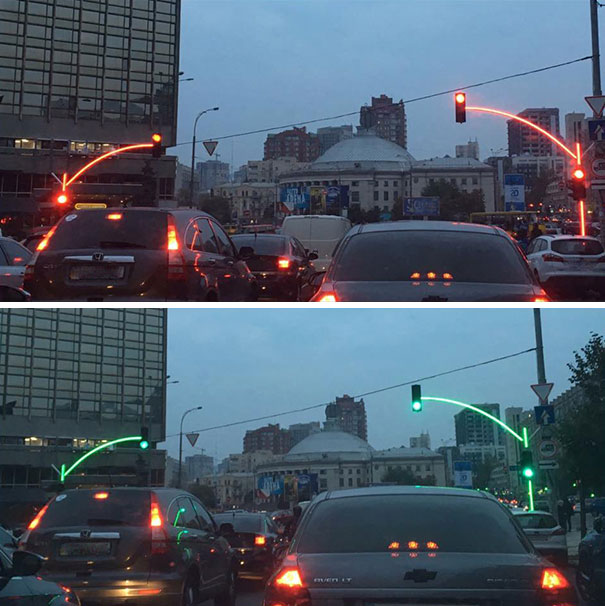 These Traffic Lights In Ukraine
