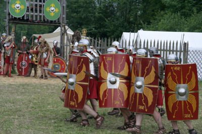 The Lost Roman Legion.
After the Parthians defeated underachieving Roman General Crassus’ army, legend has it that a small band of the POWs wandered through the desert and were eventually rounded up by the Han military 17 years later. First century Chinese historian Ban Gu wrote an account of a confrontation with a strange army of about a hundred men fighting in a “fish-scale formation” unique to Roman forces. An Oxford historian who compared ancient records claims that the lost roman legion founded a small town near the Gobi desert named Liqian, which in Chinese translates to Rome. DNA tests are being conducted to answer that claim and hopefully explain some of the residents’ green eyes, blonde hair, and fondness of bullfighting.