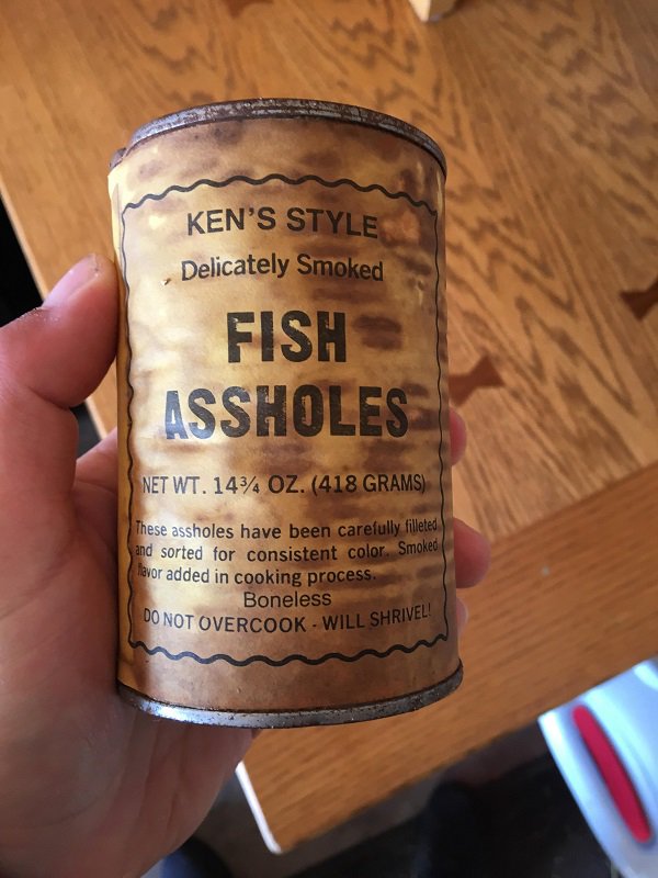 fish assholes - Ken'S Style Delicately Smoked Fish Assholes Net Wt. 1434 Oz. 418 Grams These assholes have been carefully filleted and sorted for consistent color. Smokeo lavor added in cooking process. Boneless Do Not Overcook Will She