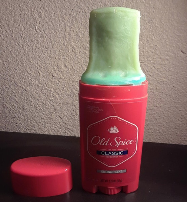 This deodorant was opened 3 years after it was purchased.