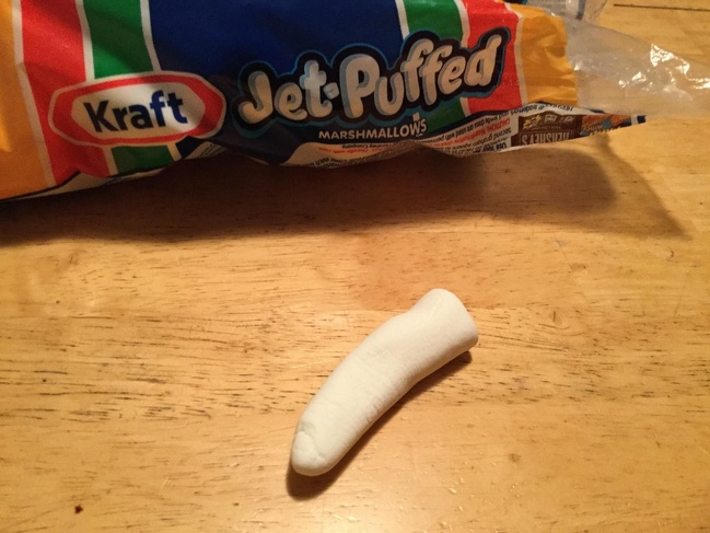It’s some sort of marshmallow thumb...