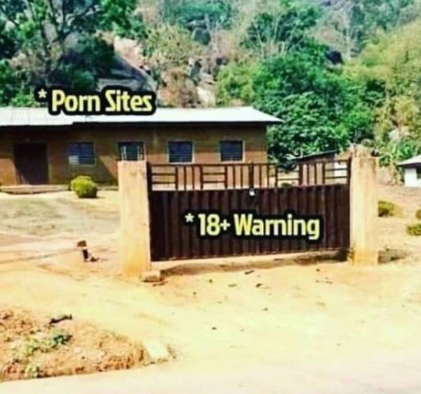 gate with no walls meme - Porn Sites 18 Warning