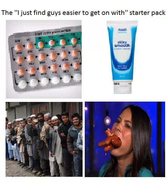 starter packs - funny starter packs - only friends with men