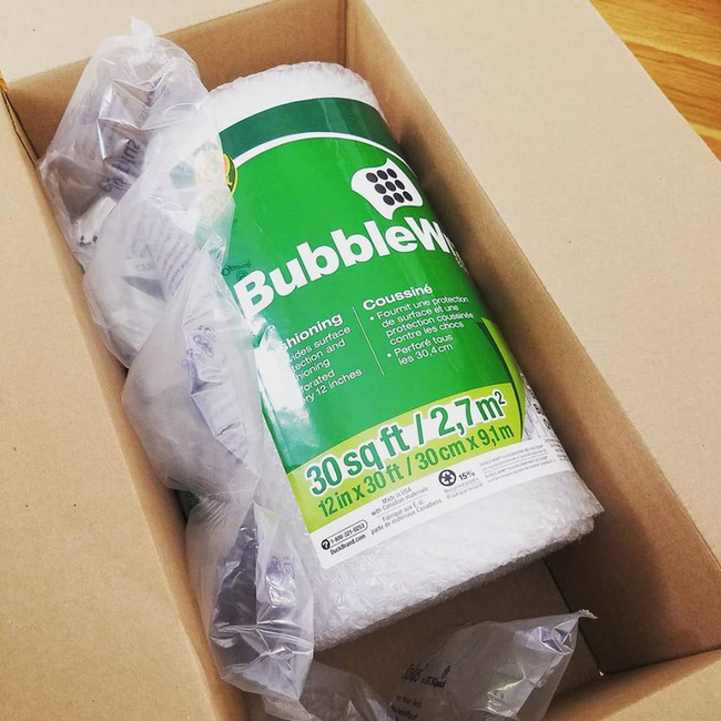 “I got bubble wrap packed in...bubble wrap.”