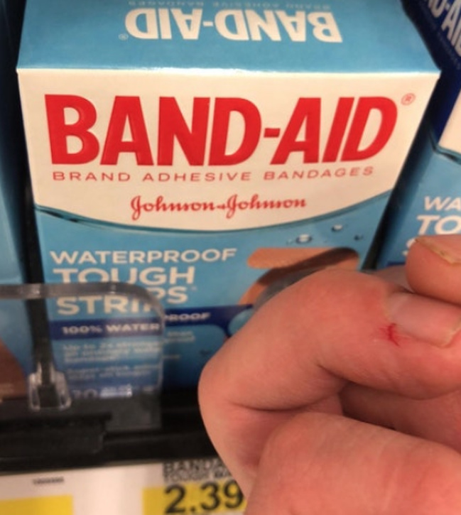nail - AivAnva BandAid Brand Adhesive Bandages Johnson Jolmon Wa Waterproof Tough Stris 2.39