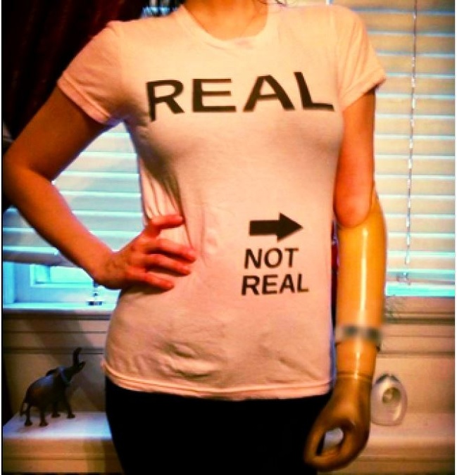 caitlin michelle one arm - Real Not Real